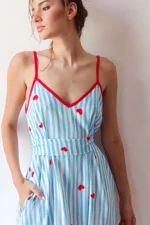 Bee me | Annita blue stripes dress - Image 2