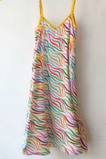 Bee me | Annita ivory colourful dress