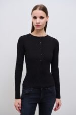 Combos | Mia Rib Top black