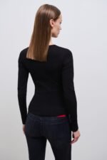Combos | Mia Rib Top black - Image 2