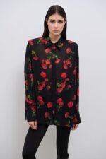 Combos | Carnation Dream Shirt Black - Image 2