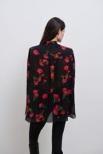 Combos | Carnation Dream Shirt Black - Image 3
