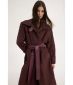 Sunsetgo | Kendall trench coat burgundy - Image 3
