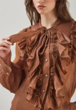 Be sunset | Catalina Mocha Blouse - Image 4