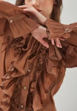 Be sunset | Catalina Mocha Blouse - Image 3