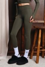 Wanderlust | Active high waist leggings chaki