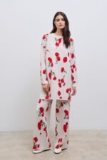 Combos | Carnation Knit Pants Ecru - Image 2