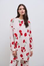 Combos | Carnation Knit Blouse Ecru